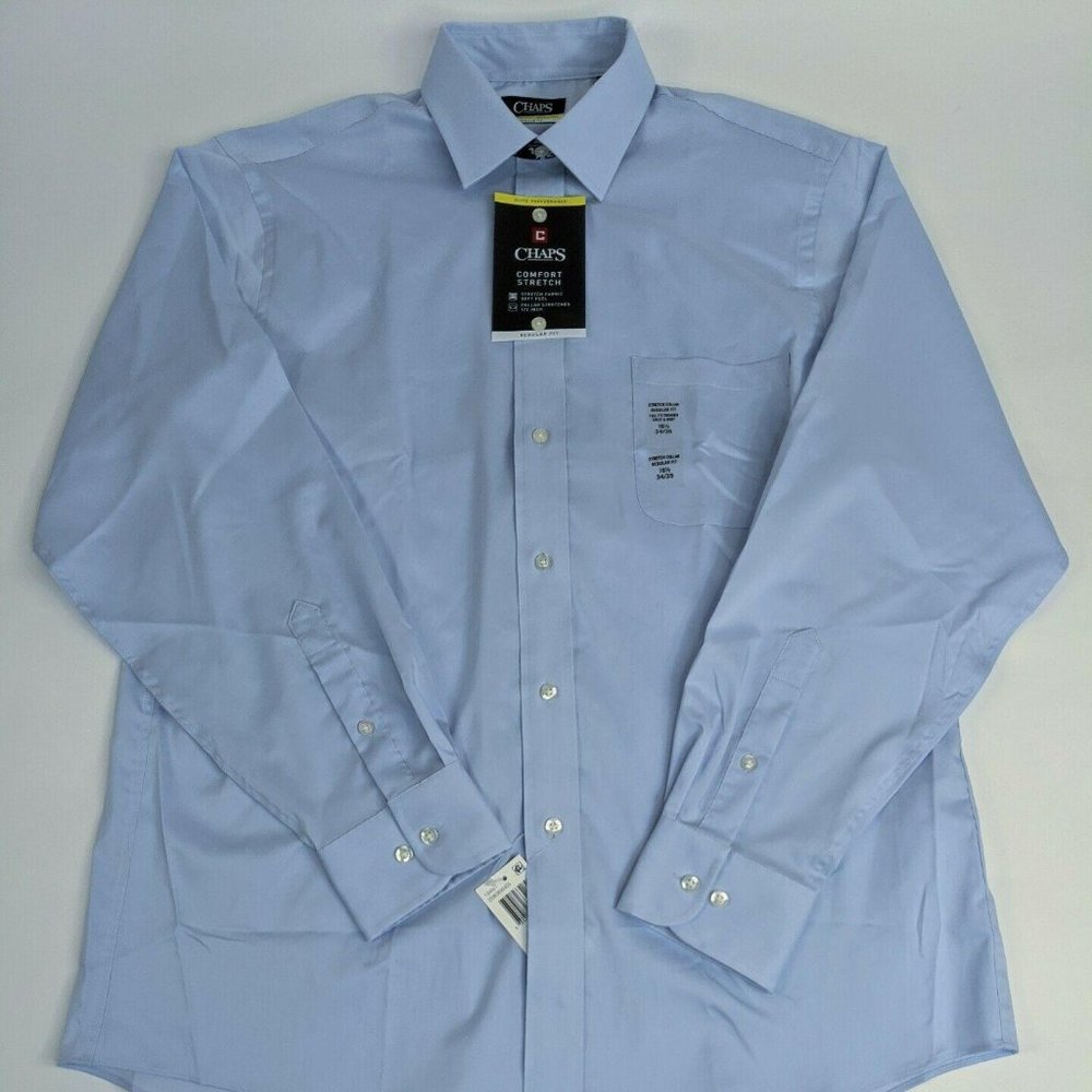 Chaps NWT Regular Fit Stretch Dress Shirt